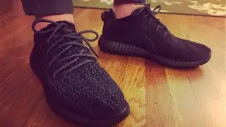 Yeezy Boost 350 2016 Pirate Black Unboxing & On Foot Review