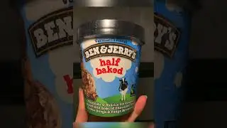 【Weekend Special_Food】Ben & Jerry Ice Cream Half Baked unbox | Real Sound