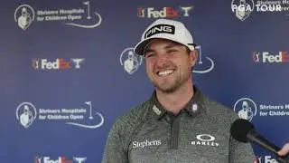 Austin Cook Saturday Flash Interview 2020 Shriners Hospitals for Children Open - Round 3
