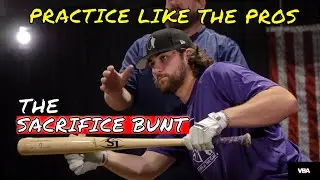 Proper way to Sacrifice Bunt with Ryan Vilade and Coach James Vilade.