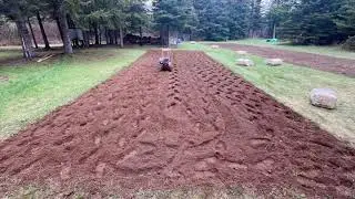 Rototilling Gardens at Adventure 38