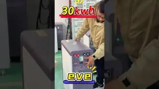 30 kwh lithium battery Home use, solar panel power generation, use through inverter. #inverter  #cat