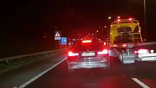 London M4 traffic towards Heathrow airport