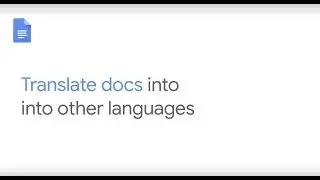 Translate a Google Doc