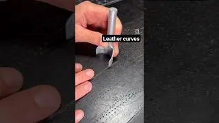 leather belt curves #leather #leathercraft #belt #machine