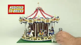 Lepin Grand Carousel Review - Counterfeit Lego Grand Carousel 10196