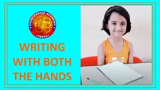 61 (Handwriting With Both The Hands) By Aashriya Burhanpurkar At UNIQUEBRAIN ACADEMY