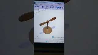 doraemon bamboo copter in 3d model #doraemon #doremon #shorts
