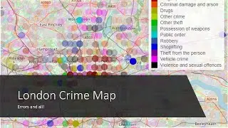 London Crime Map   Errors and all!