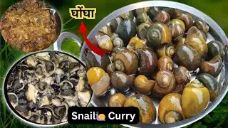 घोंघा बनाने की रेसिपी | ghongha banane ka tarika | snail recipe in hindi | ghongha ki sabji