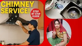घर पर आई Chimney Service | Kitchen Chimney Cleaning Step by Step 🔧🧼 #cleaningvideo #chimneycleaning