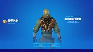 How To Get Aquaman's Backbling In Fortnite! (How To Unlock The SUPREME SHELL Backbling)
