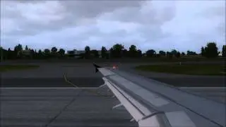 Us Airways Airbus A321 Takeoff From Philadelphia FSX