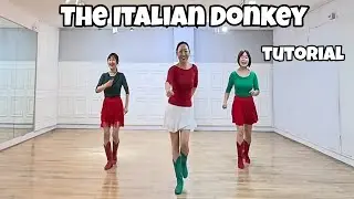 The Italian Donkey - Line Dance (Tutorial)