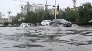 Heavy rain, flood hit NE China