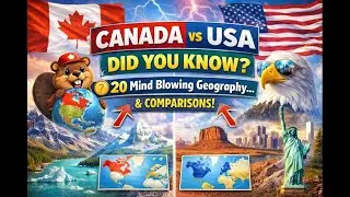 Canada vs USA Did You Know? 20 Mind Blowing Geography Facts & Comparisons!