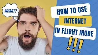 How to use Internet in Flight Mode | redmi phones | note 8 pro |