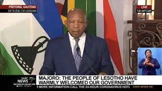 President Cyril Ramaphosa receives Lesotho Prime Minister Dr. Moeketsi Majoro