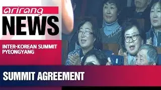 Pyeongyang summit agreement to further humanitarian cooperation and cross-border exchange