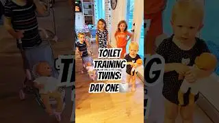 Toilet Training Twins: Day One Journey