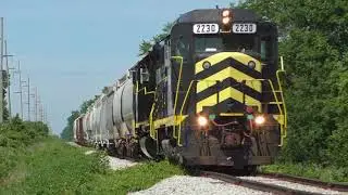 Indiana Northeastern Railroad with IN 3084 fresh repaint