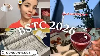 BSTC 2026❤️🌷STUDY VLOG🦋🍒ll #bstc #bstcexam #vlog #bstc2026 #selfstudy 