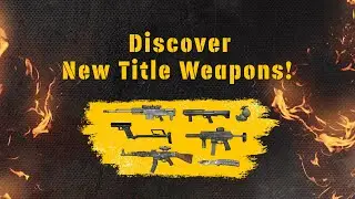 New Title Weapons Every Week in Point Blank