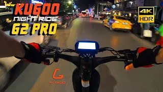 Kugoo G2 Pro Electric Scooter - Night Ride (Environment Sound Only) 4K