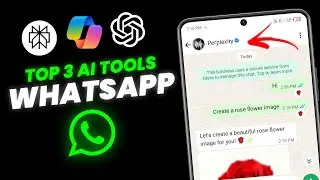 Top 3 AI Tools on Whatsapp 🔥 | ChatGPT, Perplexity, and Microsoft Copilot!