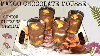 Chocolate Coffee Mango Mousse| Senior Citizens special| Healthy and Yummy Recipe| Ragini Srivastava