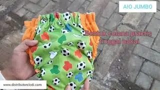 Clodi CELANA aio JUMBO NINGRAT, praktis, langsung pakai