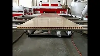 China PVC Hollow Door Manufacturing Progress PVC Hollow Door Making Machine|+86 13468282172