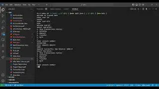 ATM Console based application