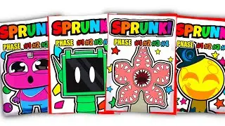 🌈SPRUNKI Blind Bag OC The Demogorgon, Rogot, Aelene, Boxten ASMR Phase 1vs2vs3vs4, Squishy