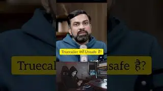 🔴 Why is Truecaller Unsafe? | Amit Dubey | #trending #cybercrime #cybersecurity #hacker #shorts