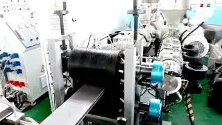 Wood Plastic wpc decking making machine with co-extrusion