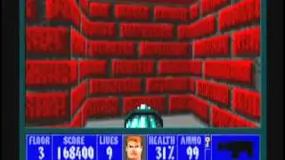 Wolfenstein 3D (100%) Прохождение (E4M3)