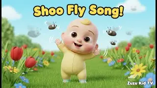 Shoo Fly Song for Children &ndash; Nursery Rhyme, Fun Actions, and Toddler Learning with Zuzu