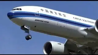 China Southern Airlines Cargo Boeing 777-200LR (B-2041) / O'Hare Airport Plane Spotting