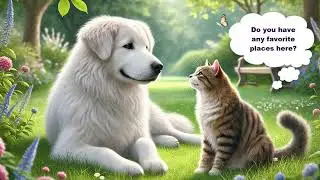 English Listening Practice for Beginners . English Conversation dog and cat. Meeting new people