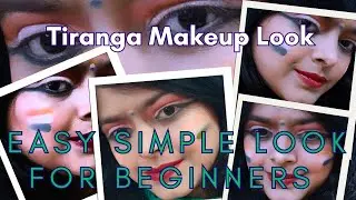 Republic Day Special Makeup Look Ideas||Tricolour Makeup||  26 January Indian makeup|| For Beginners