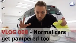 Even 'normal' cars get pampered. Gtechniq on the VW's - Detailing VLOG 008