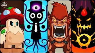 4 EPIC Boss Fights in One Video! | Stick Blade, Panda Master, Death Adventure, Super Meno