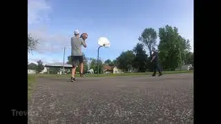 Pie basketball challenge