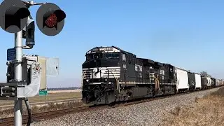 NS 4449 & 4448 lead a manifest through Stuttgart, w/ nice crew!