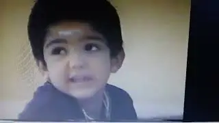 Bharath Narayan at the age of 2 repeating jathis with his dad Palakkad Sreeram.