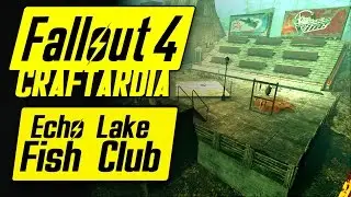 Fallout 4 Echo Lake Fish Club - Fallout 4 Base Building - Far Harbor Echo Lake Lumber Settlement