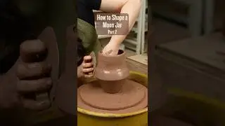 How to Shape a Moon Jar Part 2 #potterytutorial #ceramicart #pottery #ceramic #ceramicpottery #clay