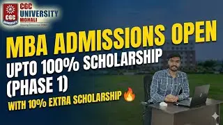 CGC University MBA Admissions 2026 | CGC University MBA Honest Review 🔥| CGCUET Exam & Scholarships