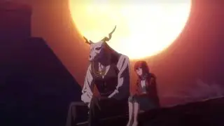 The ancient magus bride season 2 cap 6//escena del techo/momento El&iacute;as x Chise
